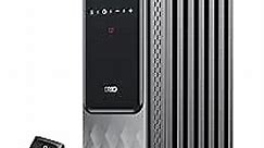 Dreo Oil Filled Radiator, Electric Radiant Heaters for indoor use Large Room with Remote Control, Child Lock, 4 Modes, Overheat & Tip-Over Protection, 24h Timer, Digital Thermostat, Quiet, 1500W