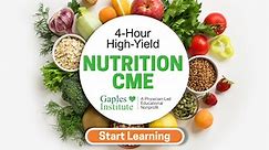 Nutrition CME Taken by 7,000  Clinicians and Required in Leading Medical Centers