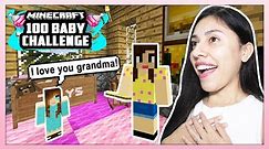 MY SON HAD A BABY! I'M A GRANDMA NOW! - Minecraft: 100 Baby Challenge - EP 18