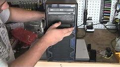Building a PC Step by Step Part 5: Installing DVD-RW and multi-card reader.