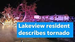 Video: Logan County woman describes tornado that hit her home in Lakeview at Indian Lake
