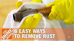 6 Easy Ways to Remove Rust from Tools & Hardware | The Home Depot