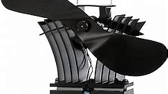 Ecofan® BelAir, Low Temperature Heat Powered Stove Fan, 140 CFM, 806CAXBX, 9" Blade, Black