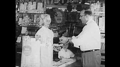 1950s Grocery Store Cashier Gives Change Stock Footage Video (100% Royalty-free) 1066660312 | Shutterstock