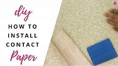 DIY: How To Easily Install Contact Paper