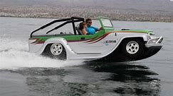 H2-GO! Amphibious Car Hits Speeds Of 45 mph On Water | Ridiculous Rides
