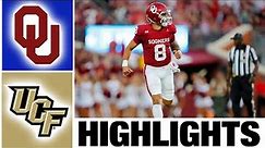 #6 Oklahoma vs UCF Highlights I College Football Week 8 | 2023 College Football