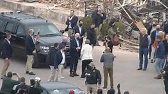 President Biden tours tornado damage in Mayfield, Kentucky
