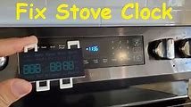 How to Fix or Set the Clock on Your Samsung Electric Range
