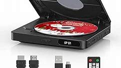 YOTON DVD Player HDMI, Mini DVD Player for Smart TV, All Region USB DVD Player with Remote, CD Player for Home Entertainment, Not Support Blu-ray