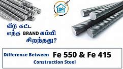 Good quality steel for building| Fe415| Fe500| Fe500D| difference & Grade of steel