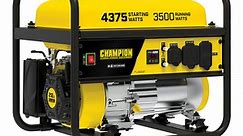 Champion Power Equipment 212 CC Gasoline Powered Portable Generator 200963 - 4,375 / 3,500W, 120V