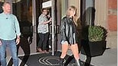 Taylor Swift rocks knee-high boots for a night out in NYC