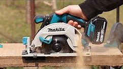 Makita DHS680 165mm circular saw, 18V, brushless, LXT work demo