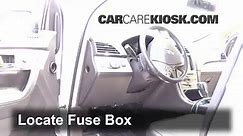 Interior Fuse Box Location: 2010 Lincoln MKX 3.5L V6