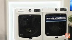 Maytag 7.3 cu. ft. 240-Volt White Stackable Electric Vented Dryer with Quick Dry Cycle, ENERGY STAR MED5630HW