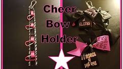 DIY cheer bow holder for your cheer bag!