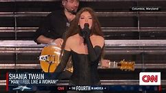 Hear Shania Twain sing her hit song at CNN's July 4th special