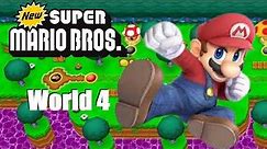 New Super Mario Bros. (Wii U) - Walkthrough Part 4 (World 4)