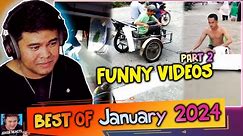Best funny videos of January 2024 (PART 2) - FUNNY VIDEOS, PINOY MEMES | Jover Reacts
