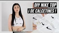 DIY NIKE TOP con CALCETINES! 🧦(QUEDÓ INCREIBLE!) | Alejandra Torrelli