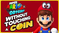 Is it possible to beat Super Mario Odyssey without touching a single coin?