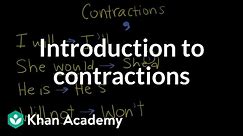 Introduction to contractions | The Apostrophe | Punctuation | Khan Academy