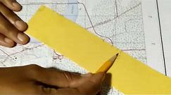 Measuring Distances on Maps using the Paper Method - BGCSE Geography Tutorial
