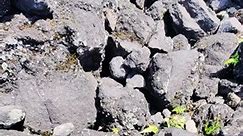 Black lava rocks 🪨 In 2006 Mt. Mayon eruption formed into pile of lava rocks. #mayonvolcano #albay🇵🇭 #fypシ゚ | Lumad Cebuano