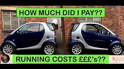Why Did I Buy a SMART CAR? | RUNNING COSTS? | What is it Like to DRIVE?