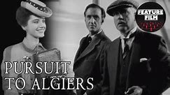 SHERLOCK HOLMES MOVIES | PURSUIT TO ALGIERS (1945) full movie | Basil Rathbone | classic movies