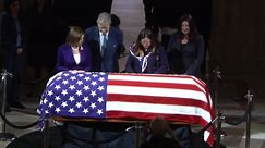Rep. Nancy Pelosi pays respects to late Sen. Dianne Feinstein