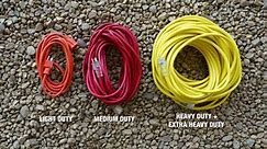 Southwire 25 ft. 14/3 STW Multi-Outlet (3) Outdoor Medium-Duty Extension Cord with Power Light Plugs 90018802