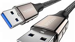 MOGOOD USB 3.0 A to A Male Cable USB to USB Cable USB 3.0 Cable USB Male to Male Cable Double End Type A to Type A Cable Compatible with Hard Drive,Laptop,DVD Player,TV,USB 3.0 Hub,Monitor,Camera,Xbox