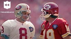 NFL Throwback: Joe Montana faces off against Steve Young in 1994
