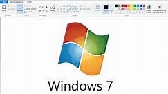 Windows 95 And 98 Windows 7 Windows 11 + ERROR! How to Draw MS Paint Windows Logos in Paint Tutorial