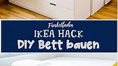 DIY IKEA HACk - Plattform-Bett selber bauen aus Ikea Kommoden /werbung