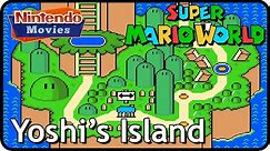 Super Mario World - World 1: Yoshi's Island (Multiplayer Walkthrough, All Exits)