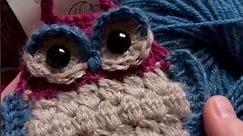 Crochet owl pouch, sneak peek! #crochet #amigurumicrochet #amigurumi #crochetpatterns