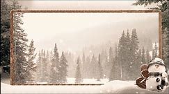 Snowman, Template, Beautiful Wallpaper. Free Stock Video