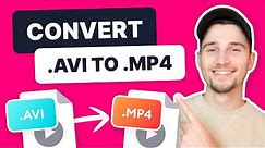 How To Convert AVI to MP4 | Free Online Video Converter