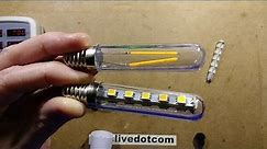 LED appliance lamp teardown and modification. (with schematic)