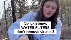 What’s the best water filter？ & The difference between a filter and a purifier #camping #nature #travel #adventure #hiking #outdoors #campinglife #outdoor #camp #explor | Cindy R. Barnes