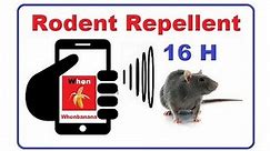 RODENT REPELLENT 16 Hrs - take the rats away with your smartphone