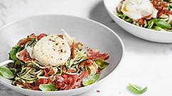 Low-Carb Zucchini, Prosciutto & Goat Cheese Bowl | KetoDiet Blog