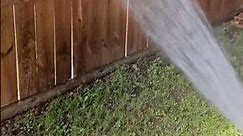 Wood fence cleaning