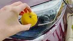 How To Quickly Clean Headlights with Lemon and Baking Soda