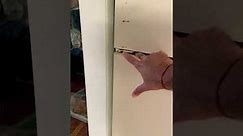Amana fridge door opening side change