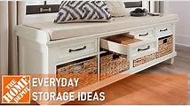 How to Organize Your Home with Bins and Boxes from Home Depot