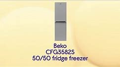 Beko CFG3582S 50/50 Fridge Freezer - Silver - Product Overview